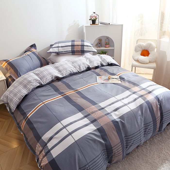 91家纺网 家纺一手货源 找家纺 馨雅家纺 2026新款简欧纯棉印花多规格四件套 汤布朗