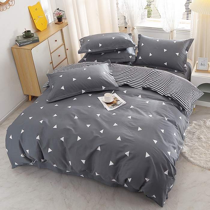 91家纺网 家纺一手货源 找家纺 馨雅家纺 2026新款简欧纯棉印花多规格四件套 爱巢