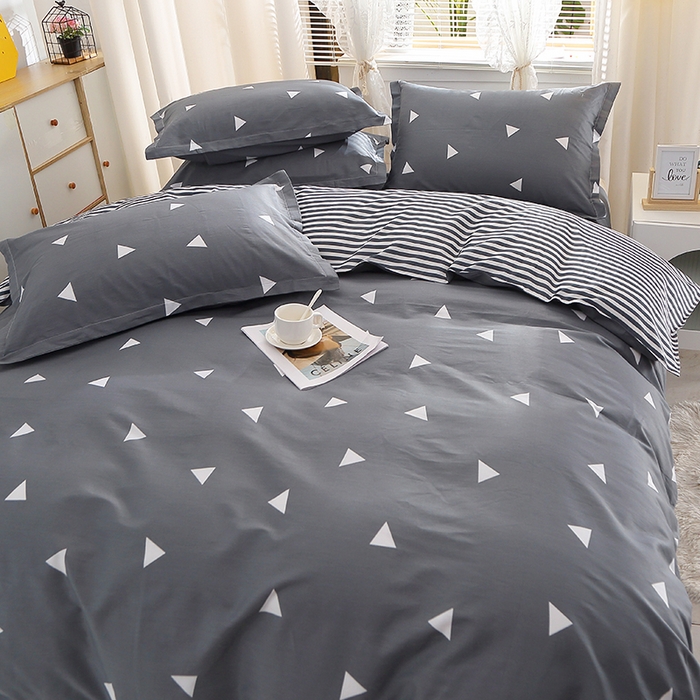 91家纺网 家纺一手货源 找家纺 馨雅家纺 2026新款简欧纯棉印花多规格四件套 爱巢