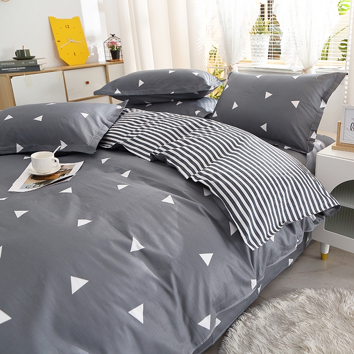 91家纺网 家纺一手货源 找家纺 馨雅家纺 2026新款简欧纯棉印花多规格四件套 爱巢