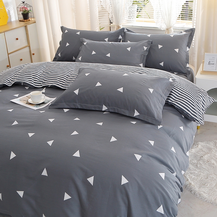 91家纺网 家纺一手货源 找家纺 馨雅家纺 2026新款简欧纯棉印花多规格四件套 爱巢