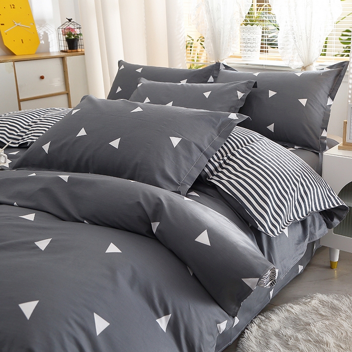 91家纺网 家纺一手货源 找家纺 馨雅家纺 2026新款简欧纯棉印花多规格四件套 爱巢