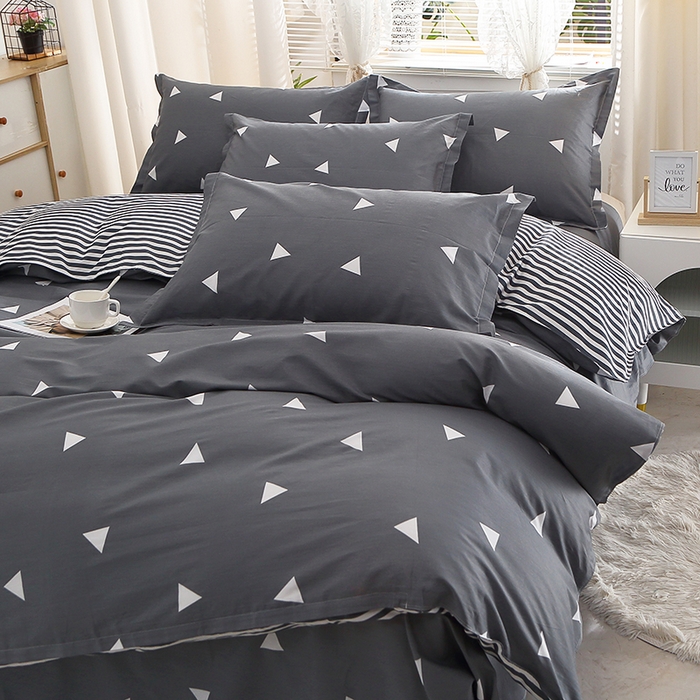 91家纺网 家纺一手货源 找家纺 馨雅家纺 2026新款简欧纯棉印花多规格四件套 爱巢