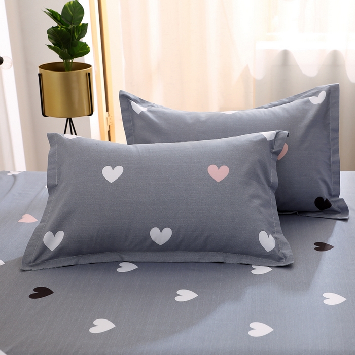 91家纺网 家纺一手货源 找家纺 馨雅家纺 2026新款简欧纯棉印花多规格四件套 许愿精灵-灰