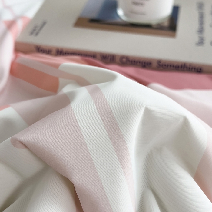 91家纺网 家纺一手货源 找家纺 世纪绒品 2026新款A类印花凉感丝夏被夏凉被空调被 豆沙格