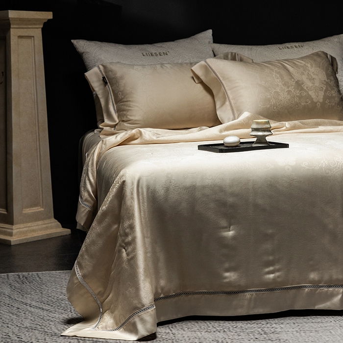 91家纺网 家纺一手货源 找家纺 丽笙被芯 2026新款兰精天丝提花蚕宝夏被夏凉被空调被 铭欣