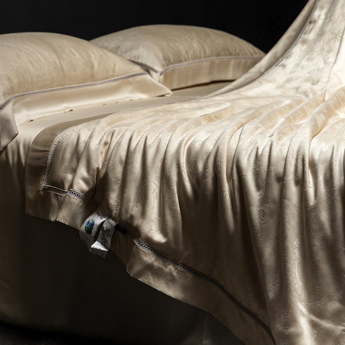 91家纺网 家纺一手货源 找家纺 丽笙被芯 2026新款兰精天丝提花蚕宝夏被夏凉被空调被 铭欣