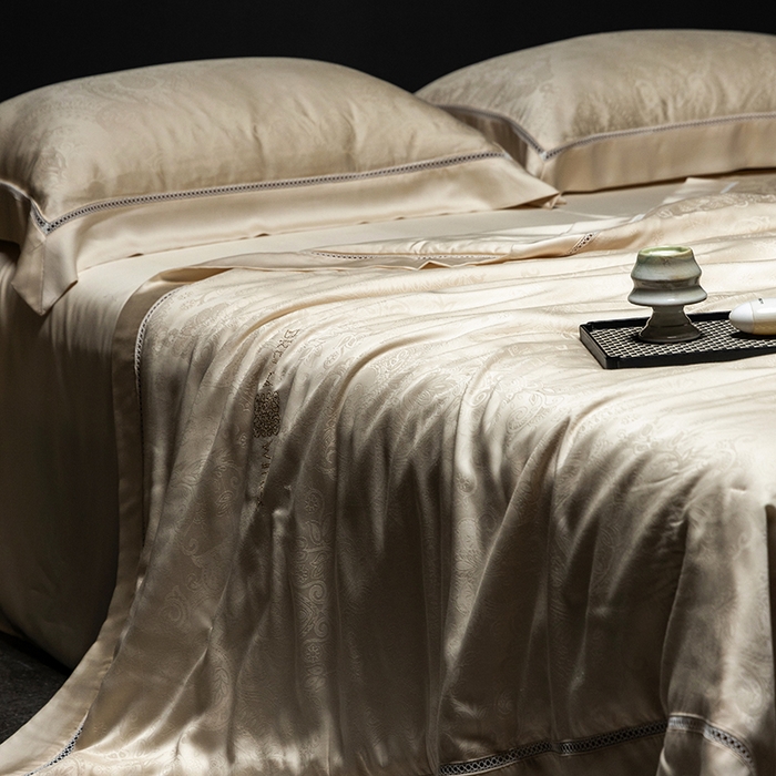 91家纺网 家纺一手货源 找家纺 丽笙被芯 2026新款兰精天丝提花蚕宝夏被夏凉被空调被 铭欣