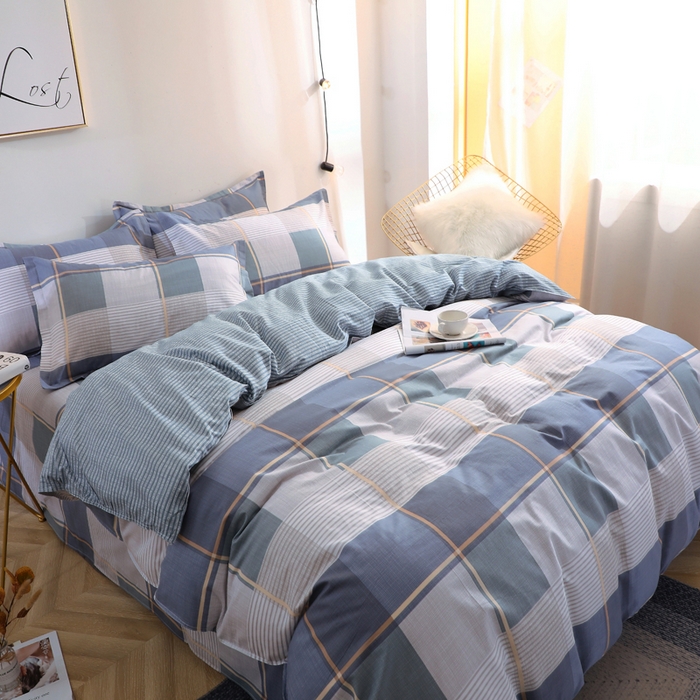 91家纺网 家纺一手货源 找家纺 馨雅家纺 2026新款简欧纯棉印花多规格四件套 古典风雅