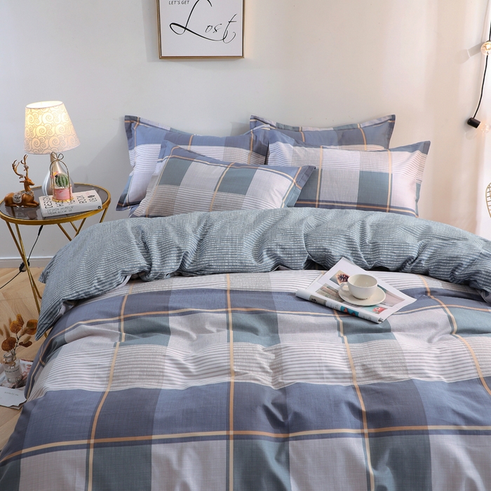 91家纺网 家纺一手货源 找家纺 馨雅家纺 2026新款简欧纯棉印花多规格四件套 古典风雅