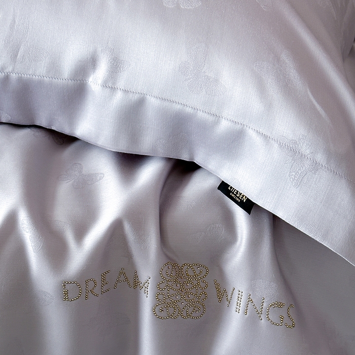 91家纺网 家纺一手货源 找家纺 丽笙被芯 2026新款兰精天丝提花蚕宝夏被夏凉被空调被 紫萱