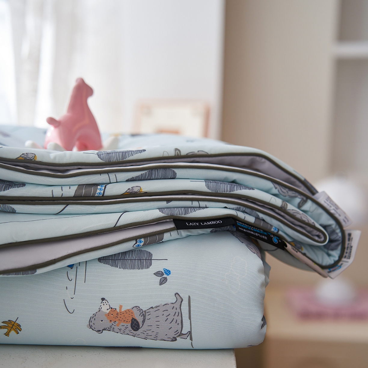 91家纺网 家纺一手货源 找家纺 丽笙被芯 2026新款凉感印花夏被夏凉被空调被 乐多