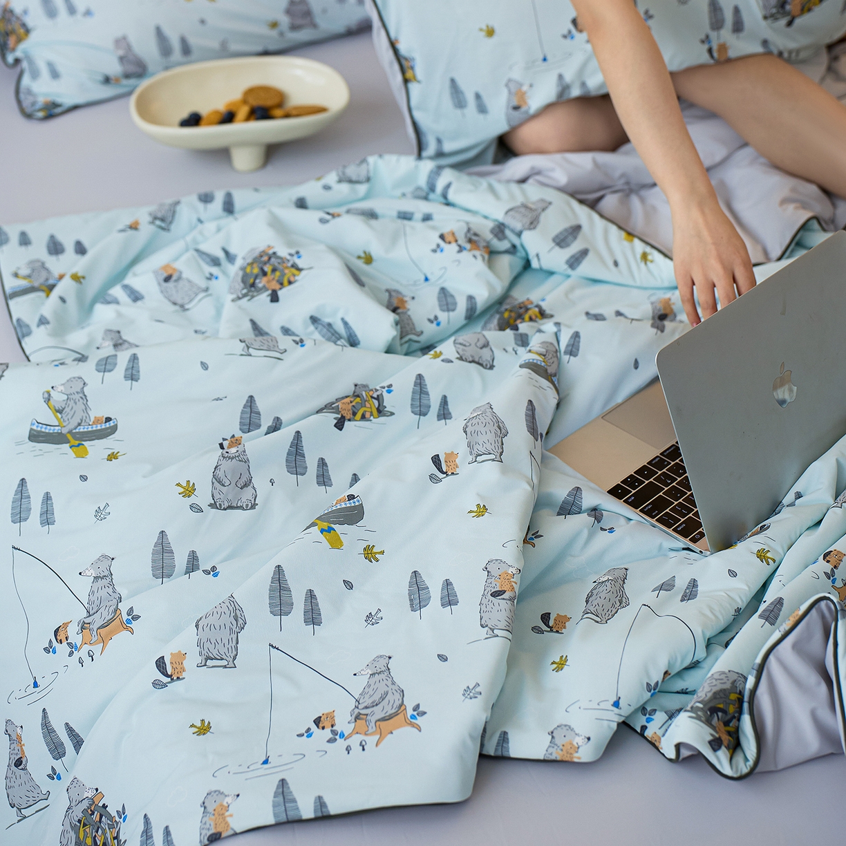 91家纺网 家纺一手货源 找家纺 丽笙被芯 2026新款凉感印花夏被夏凉被空调被 乐多