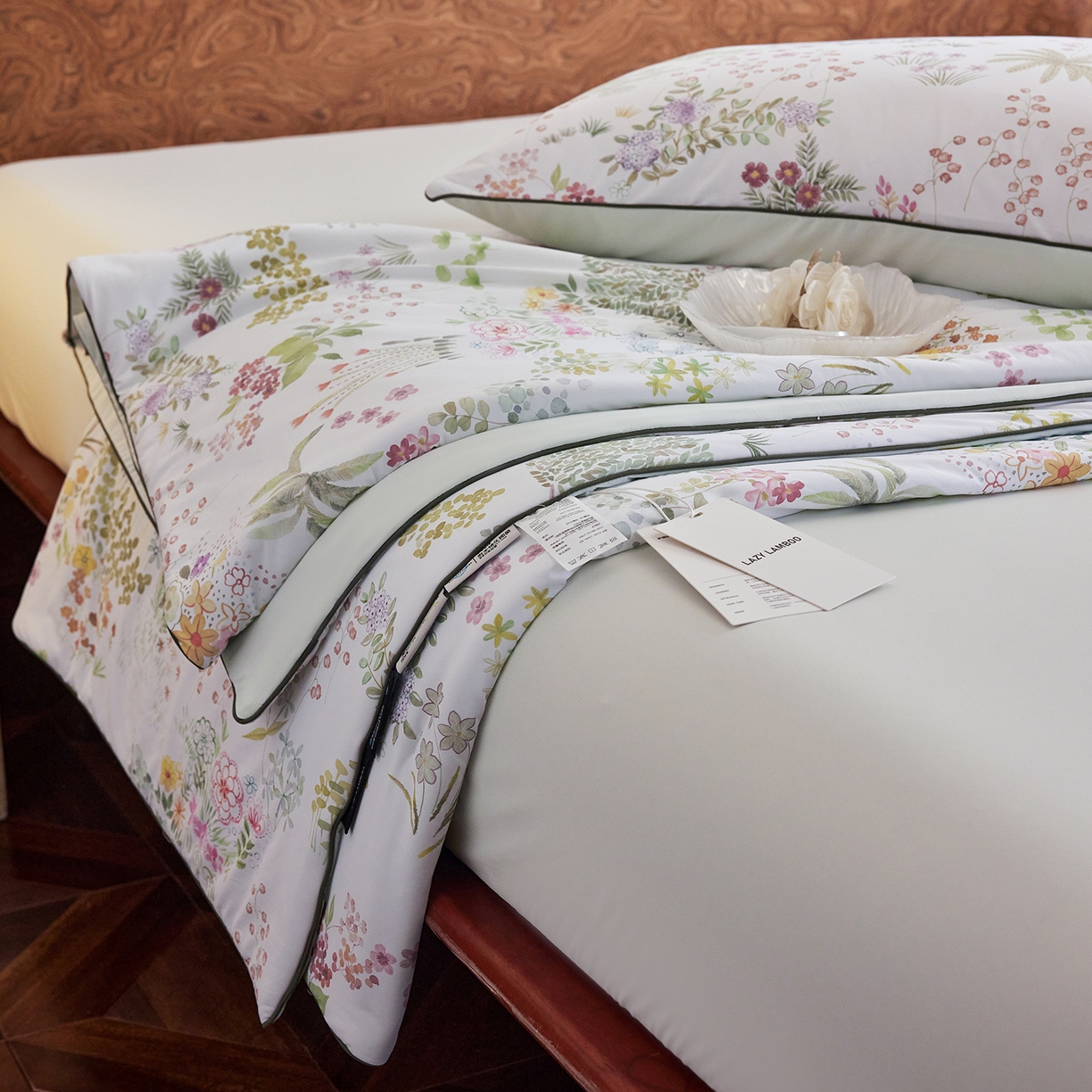 91家纺网 家纺一手货源 找家纺 丽笙被芯 2026新款凉感印花夏被夏凉被空调被 无尽夏