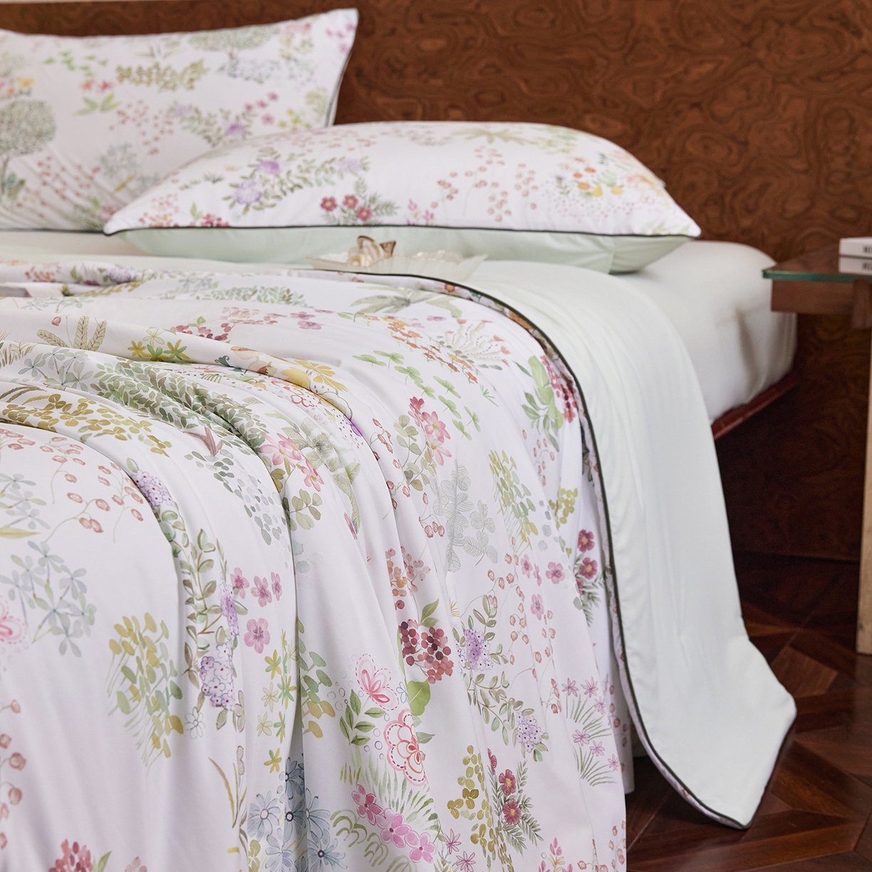 91家纺网 家纺一手货源 找家纺 丽笙被芯 2026新款凉感印花夏被夏凉被空调被 无尽夏