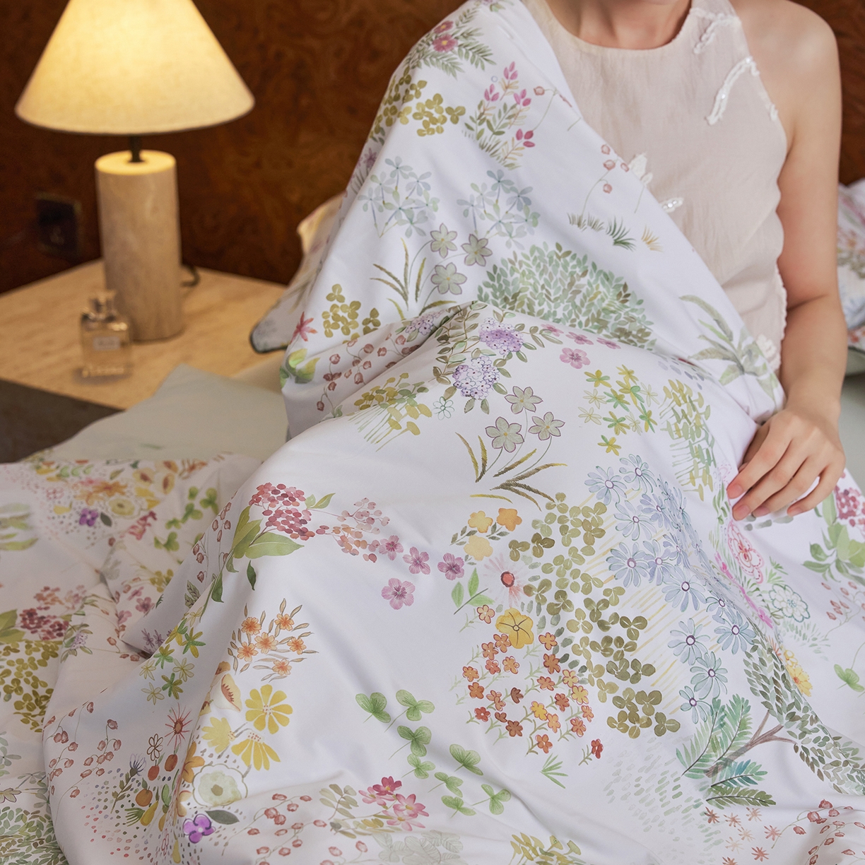 91家纺网 家纺一手货源 找家纺 丽笙被芯 2026新款凉感印花夏被夏凉被空调被 无尽夏