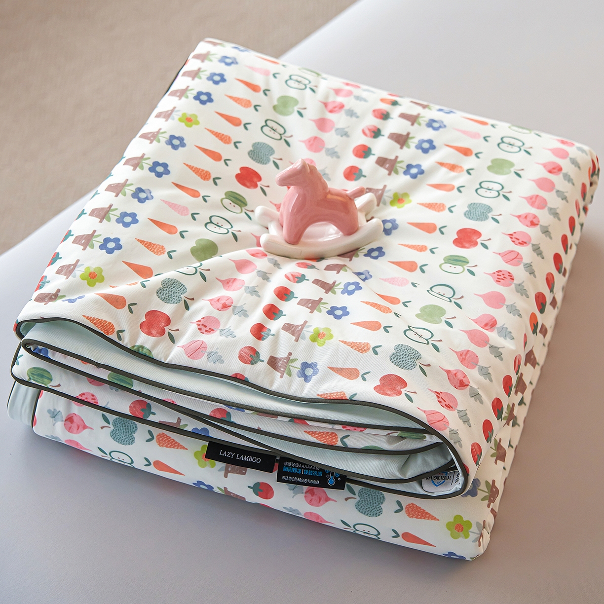 丽笙被芯 2026新款凉感印花夏被夏凉被空调被 西米