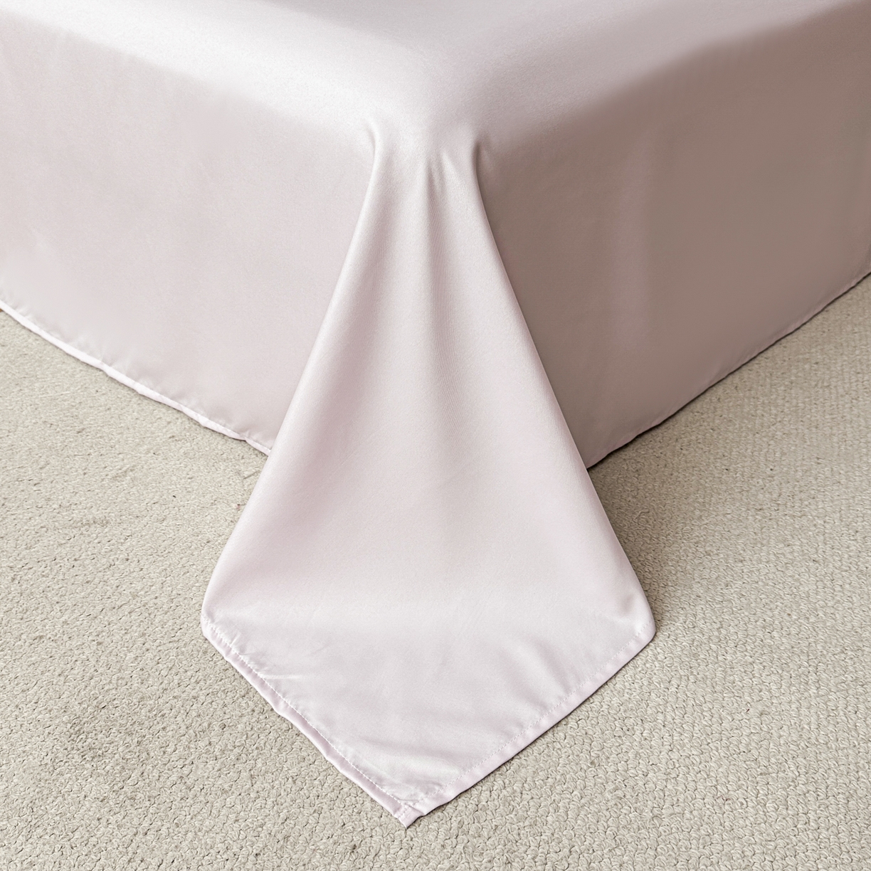 91家纺网 家纺一手货源 找家纺 你好美丽 2026新款水洗真丝蕾丝花边夏被夏凉被空调被四件套-夏梦 夏梦紫