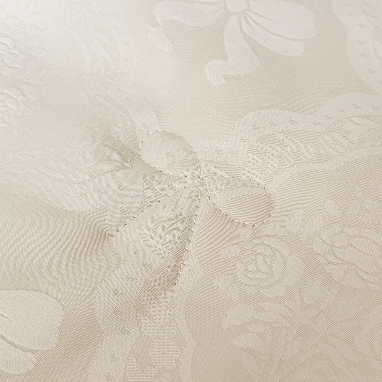 91家纺网 家纺一手货源 找家纺 你好美丽 2026新款水洗真丝蕾丝花边夏被夏凉被空调被四件套-夏梦 夏梦杏