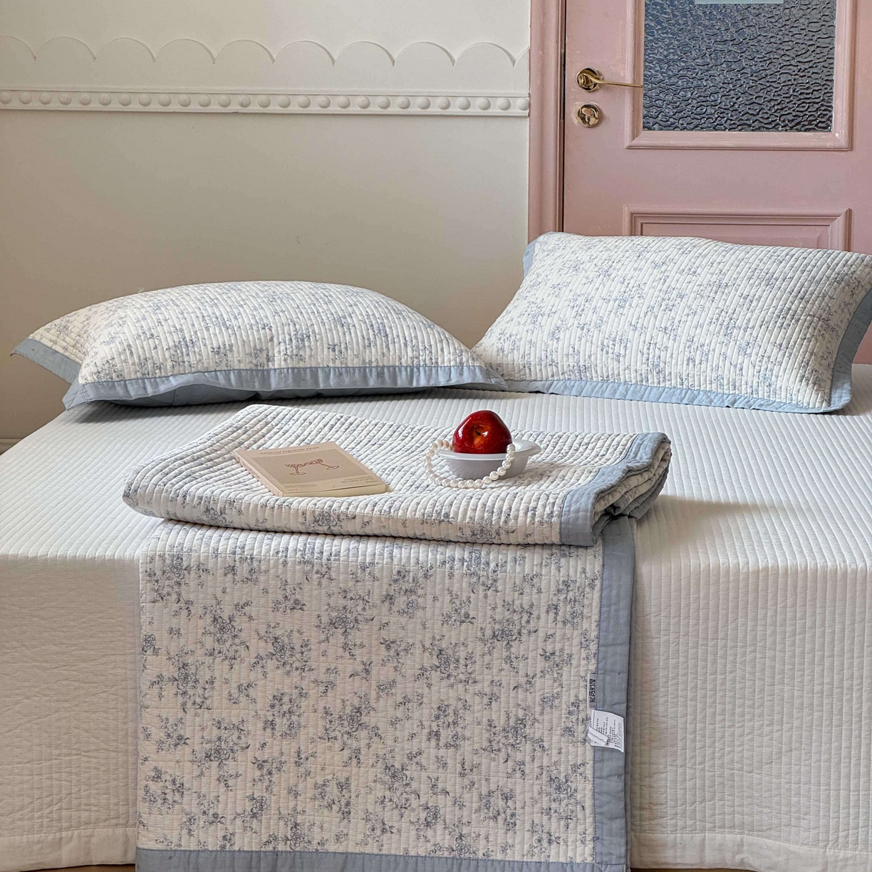 91家纺网 家纺一手货源 找家纺 （总）床盖工厂店 2026春夏新款双面全棉床盖三件套