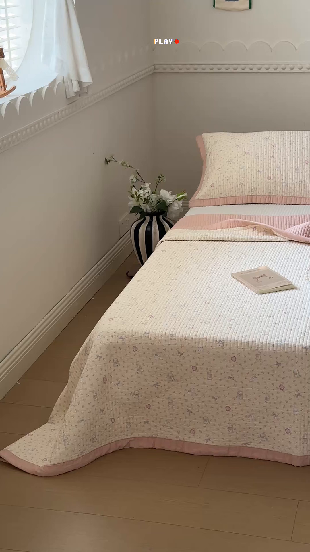 91家纺网 家纺一手货源 找家纺 床盖工厂店 2026春夏新款双面全棉床盖三件套 许许兔