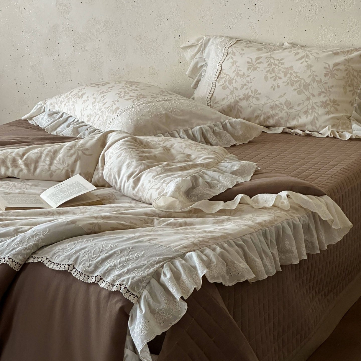 91家纺网 家纺一手货源 找家纺 （总）觅糖家纺 2026新款亚麻夏被绗缝四件套