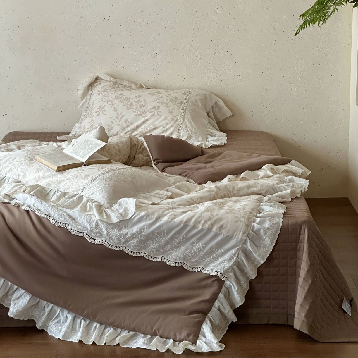 91家纺网 家纺一手货源 找家纺 （总）觅糖家纺 2026新款亚麻夏被绗缝四件套