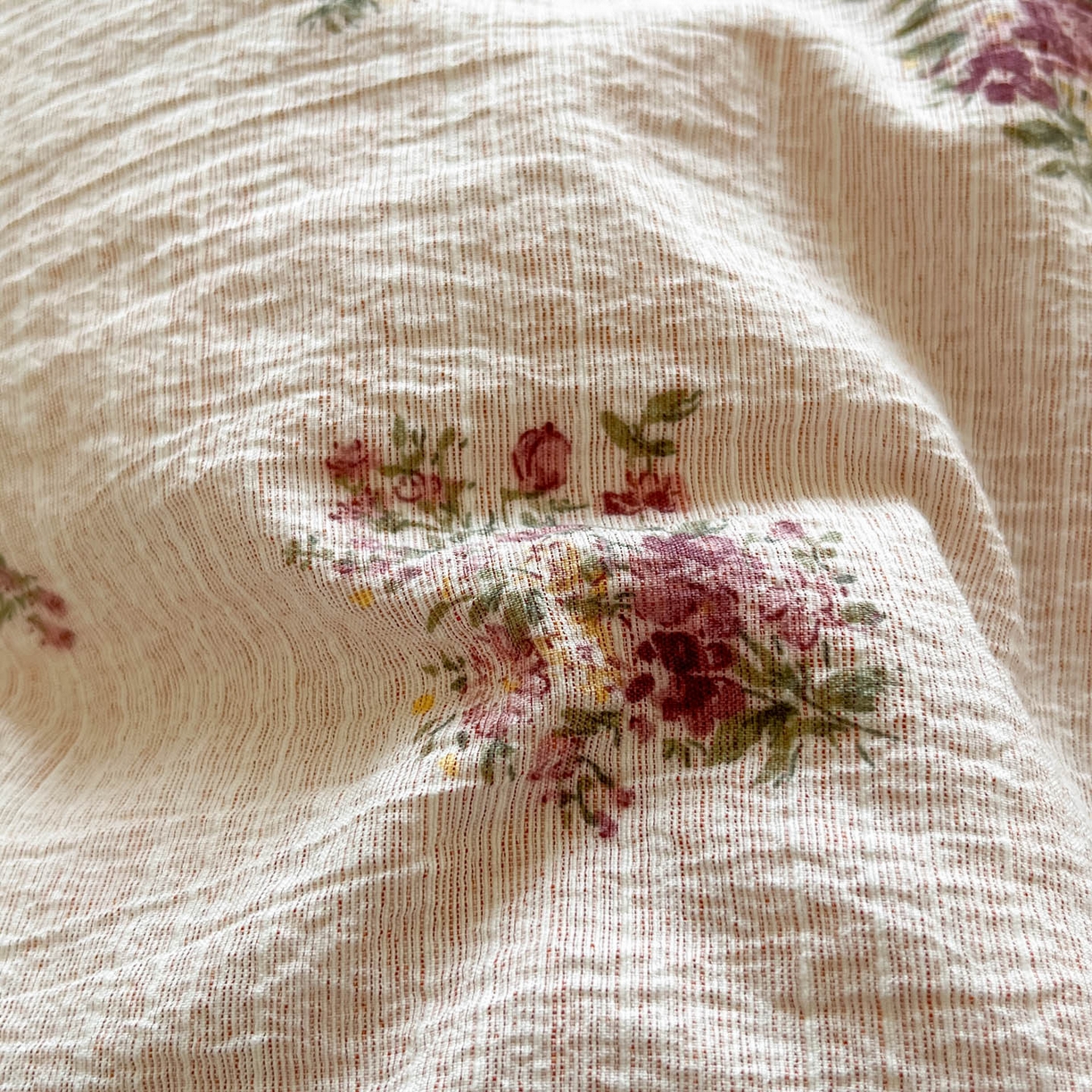 91家纺网 家纺一手货源 找家纺 蓝极人 2026新款色织水洗麻印花四件套 春天黄