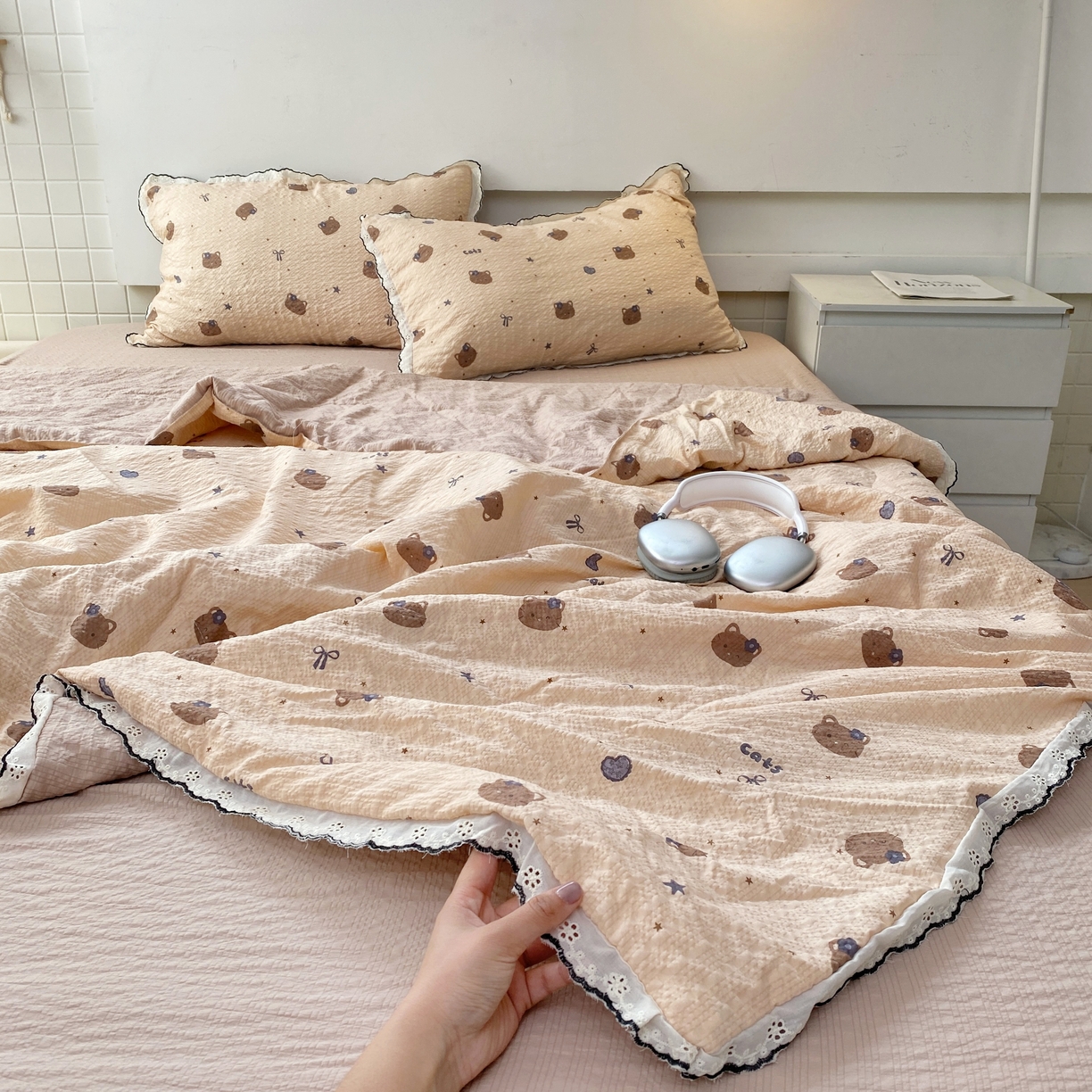 91家纺网 家纺一手货源 找家纺 （总）恋尚羽家纺 2026新款韩版夏凉被空调被夏凉被四件套