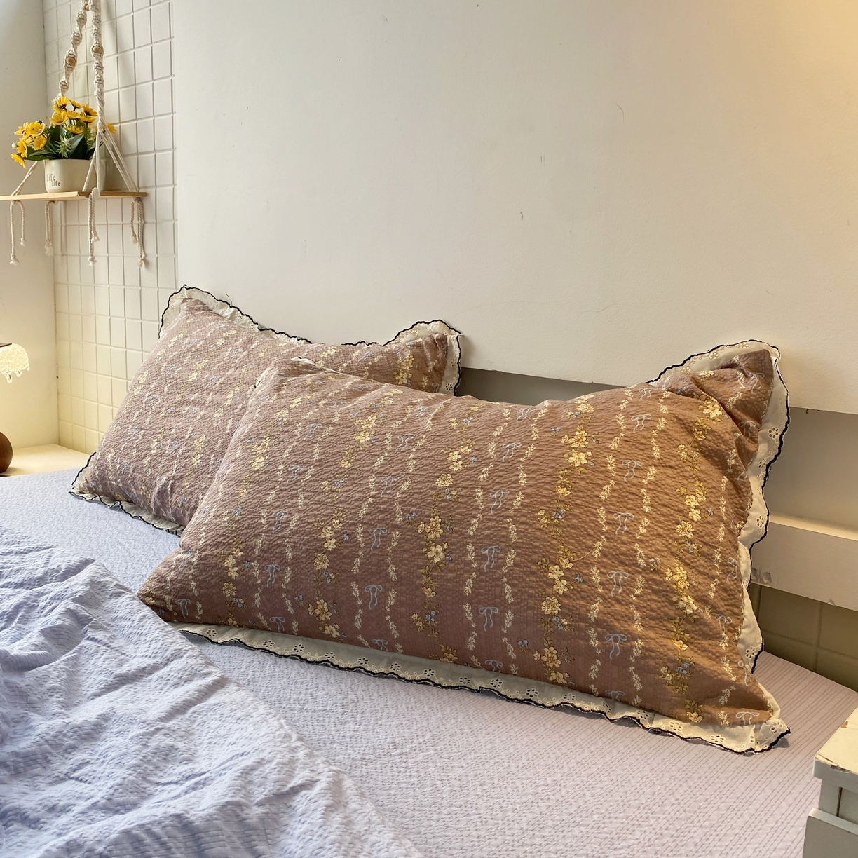 91家纺网 家纺一手货源 找家纺 恋尚羽家纺 2026新款韩版夏凉被空调被夏凉被四件套 情人节咖