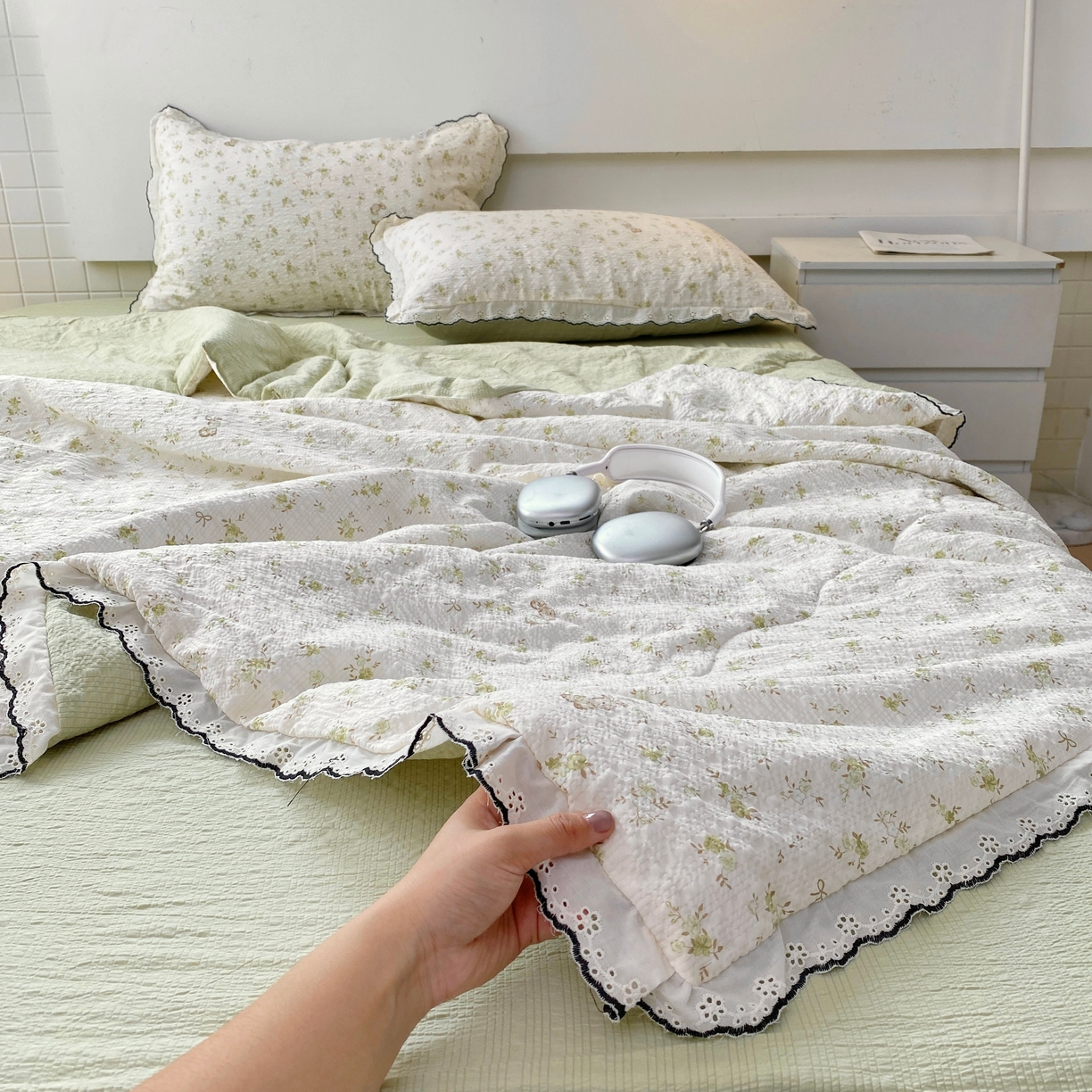 91家纺网 家纺一手货源 找家纺 （总）恋尚羽家纺 2026新款韩版夏凉被空调被夏凉被四件套