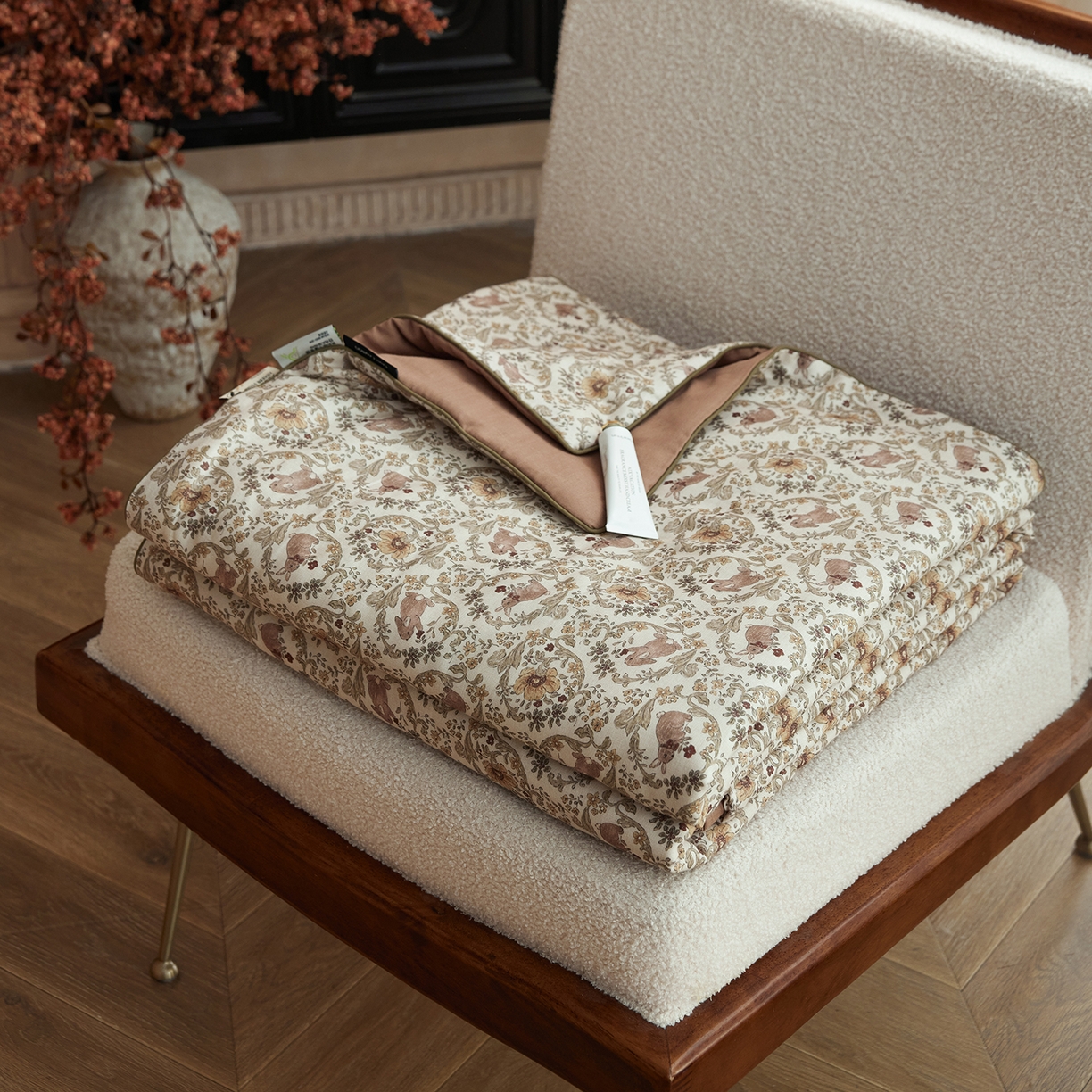 91家纺网 家纺一手货源 找家纺 （总）丽笙被芯 2026新款全棉双层纱印花夏被夏凉被空调被