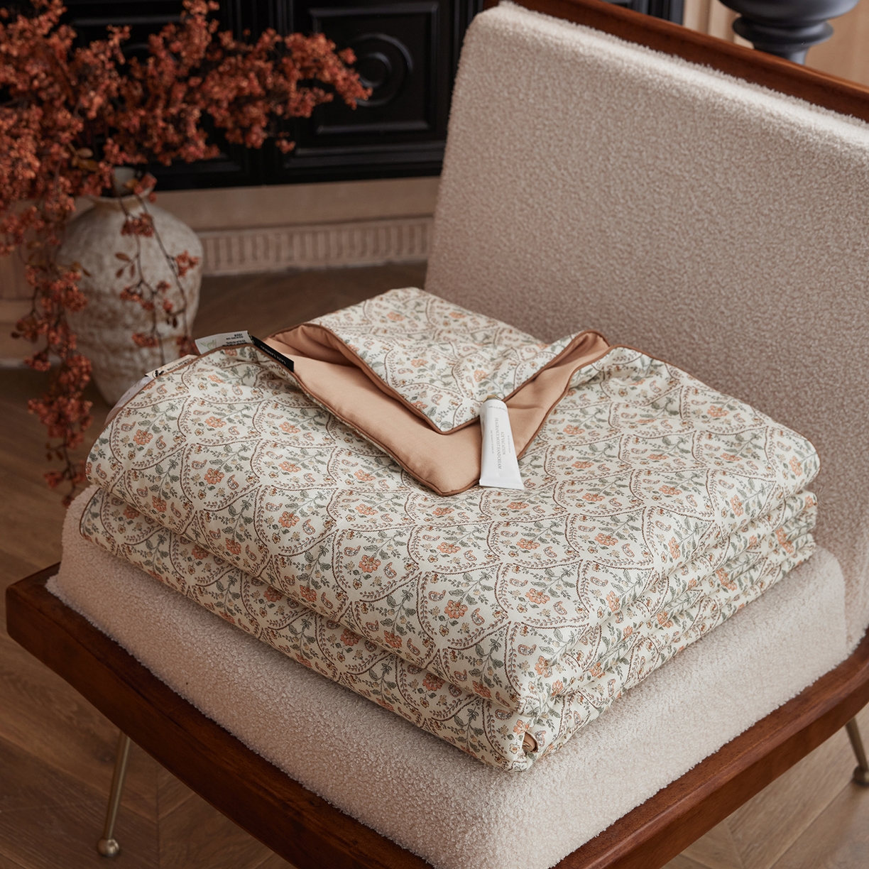 91家纺网 家纺一手货源 找家纺 （总）丽笙被芯 2026新款全棉双层纱印花夏被夏凉被空调被