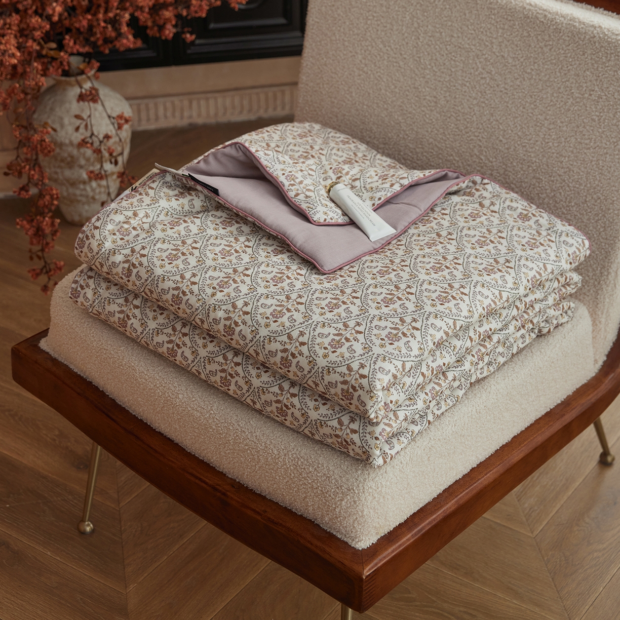 91家纺网 家纺一手货源 找家纺 （总）丽笙被芯 2026新款全棉双层纱印花夏被夏凉被空调被