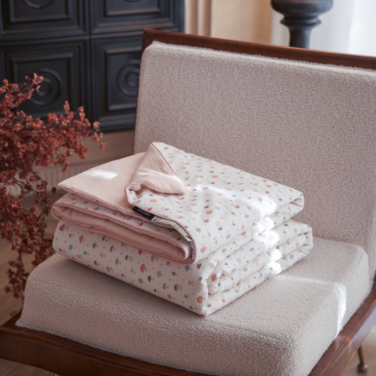 91家纺网 家纺一手货源 找家纺 （总）丽笙被芯 2026新款全棉双层纱印花夏被夏凉被空调被