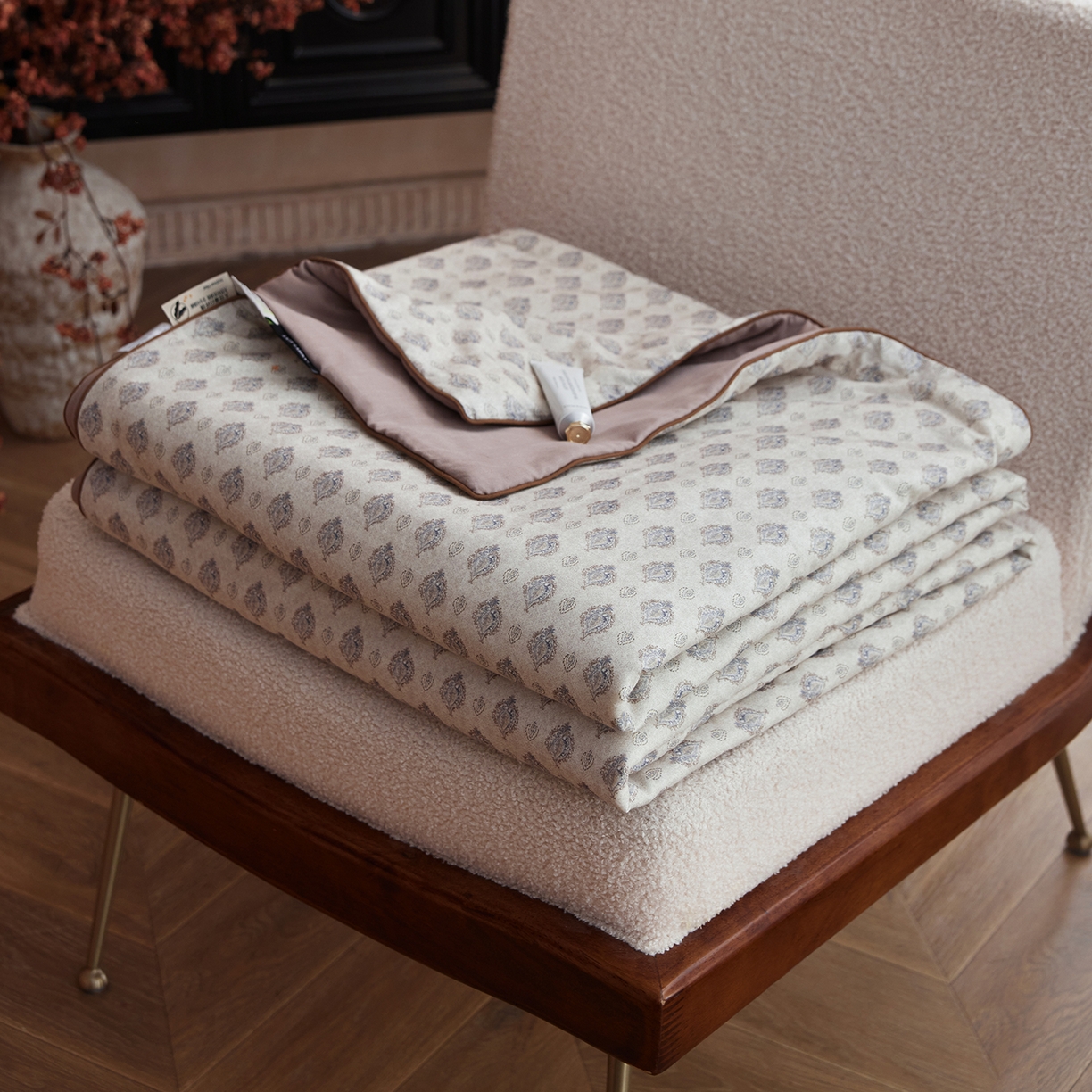 91家纺网 家纺一手货源 找家纺 （总）丽笙被芯 2026新款全棉双层纱印花夏被夏凉被空调被