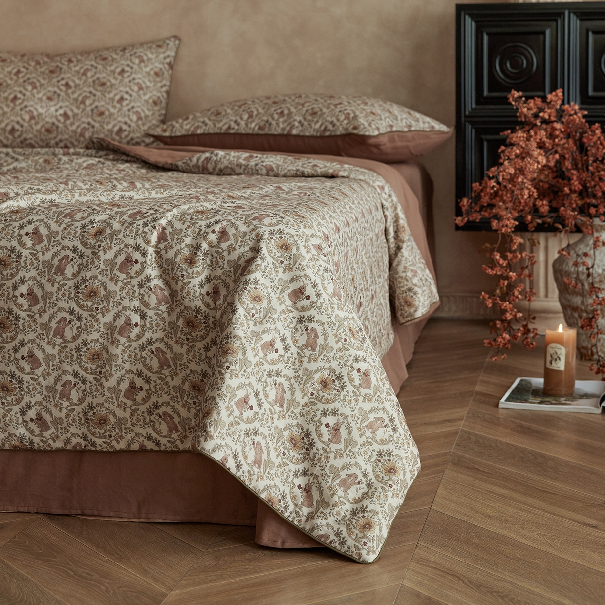 91家纺网 家纺一手货源 找家纺 丽笙被芯 2026新款全棉双层纱印花夏被夏凉被空调被 邦尼兔