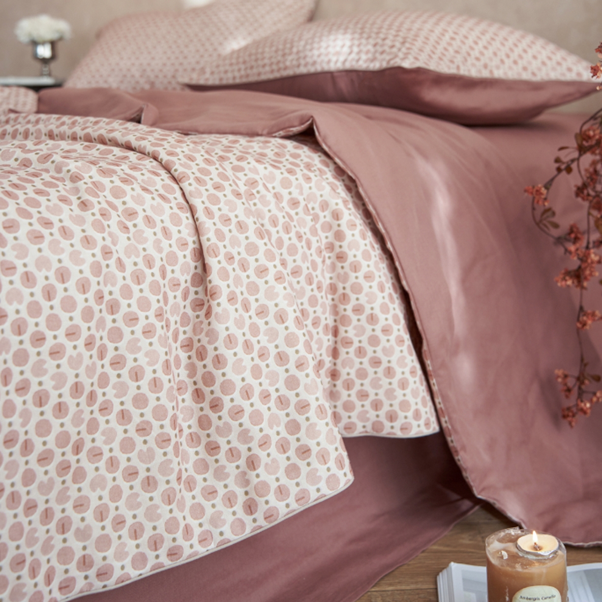 91家纺网 家纺一手货源 找家纺 丽笙被芯 2026新款全棉双层纱印花夏被夏凉被空调被 咖啡豆