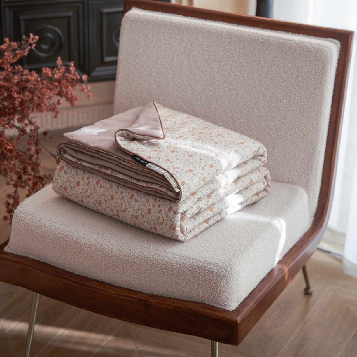 丽笙被芯 2026新款全棉双层纱印花夏被夏凉被空调被 甜果果