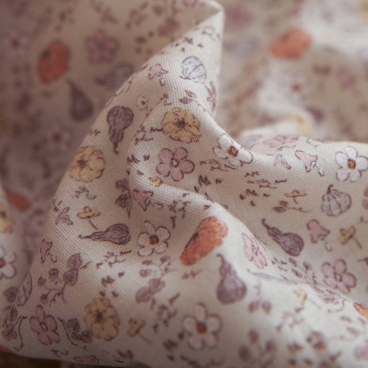 91家纺网 家纺一手货源 找家纺 丽笙被芯 2026新款全棉双层纱印花夏被夏凉被空调被 甜果果