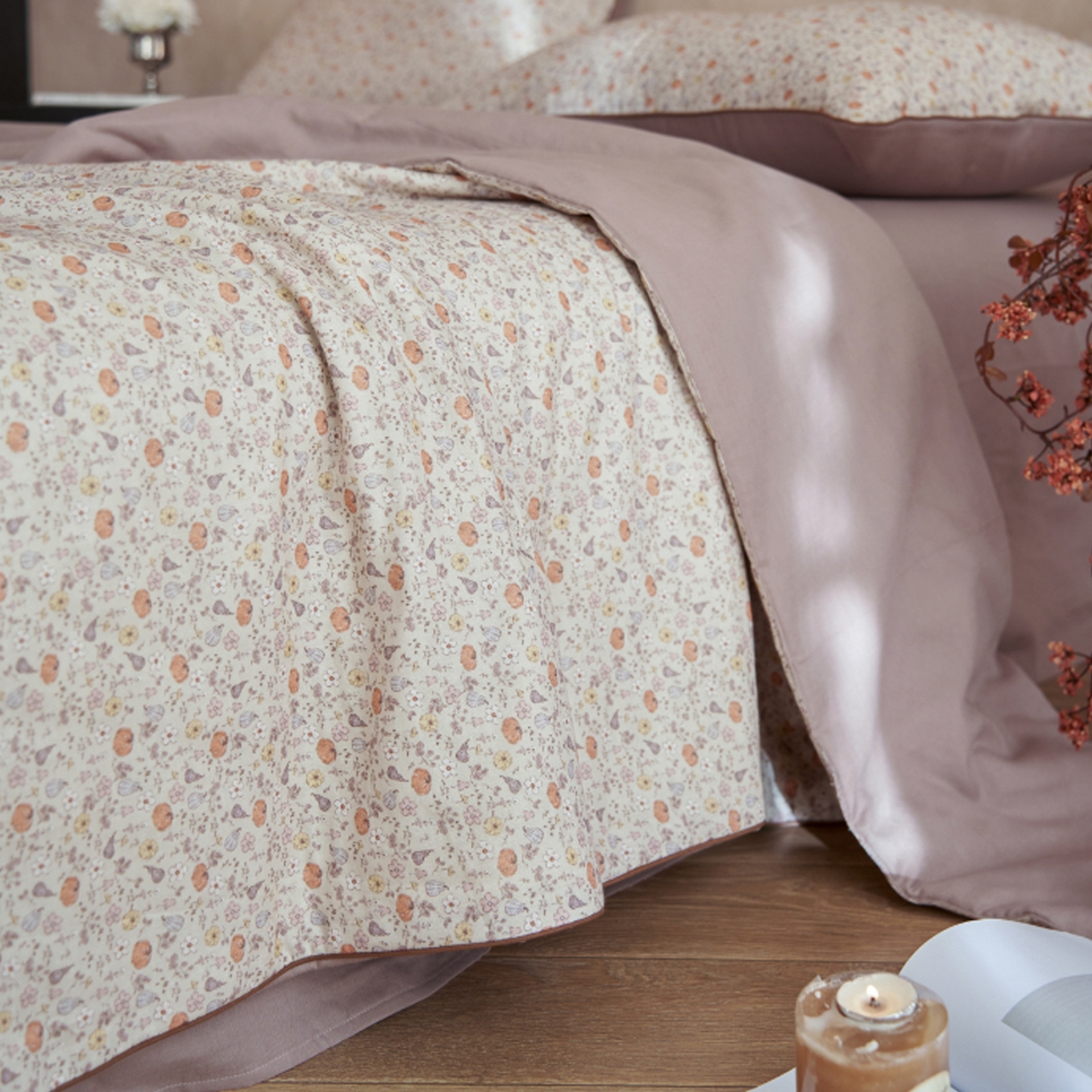 91家纺网 家纺一手货源 找家纺 丽笙被芯 2026新款全棉双层纱印花夏被夏凉被空调被 甜果果