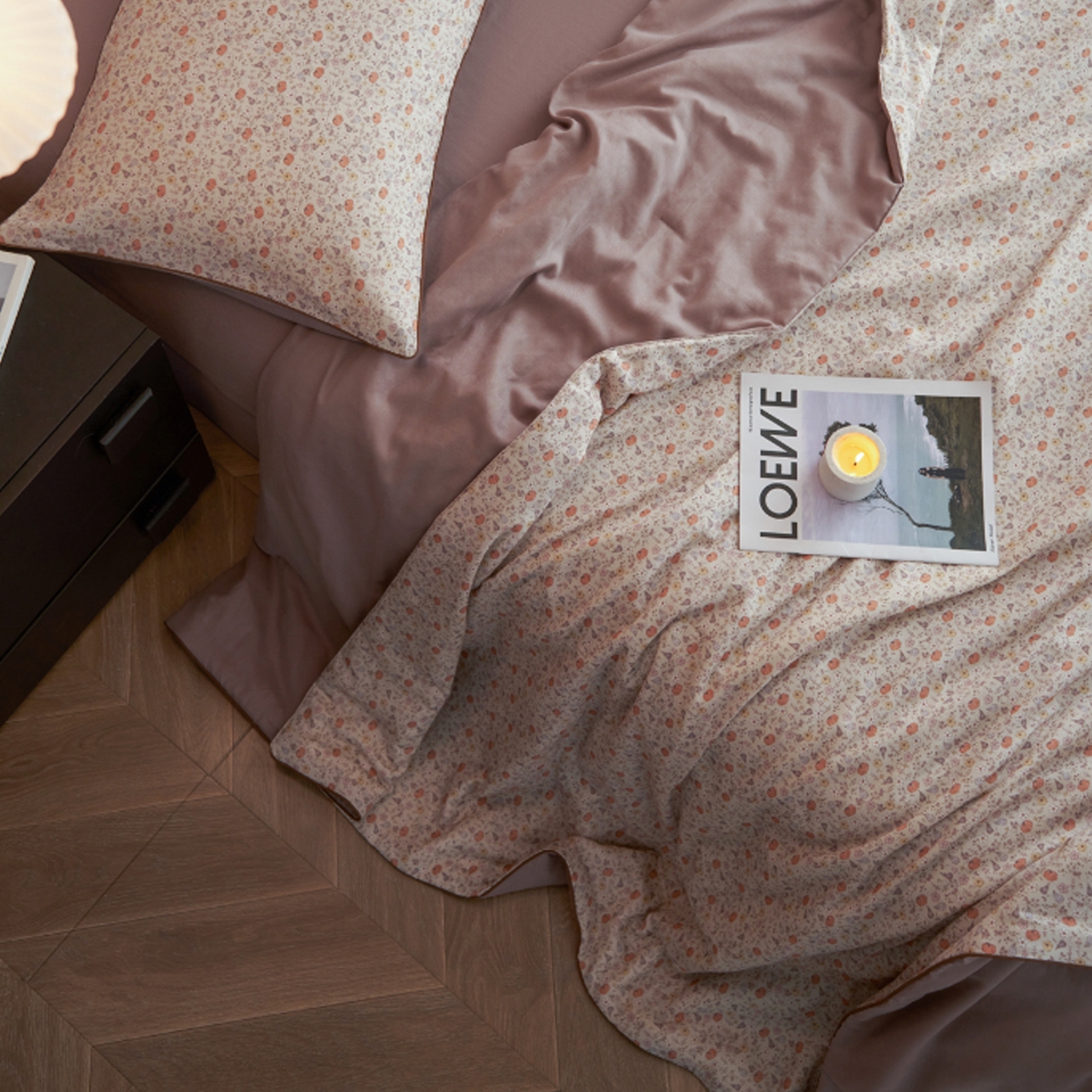 91家纺网 家纺一手货源 找家纺 丽笙被芯 2026新款全棉双层纱印花夏被夏凉被空调被 甜果果