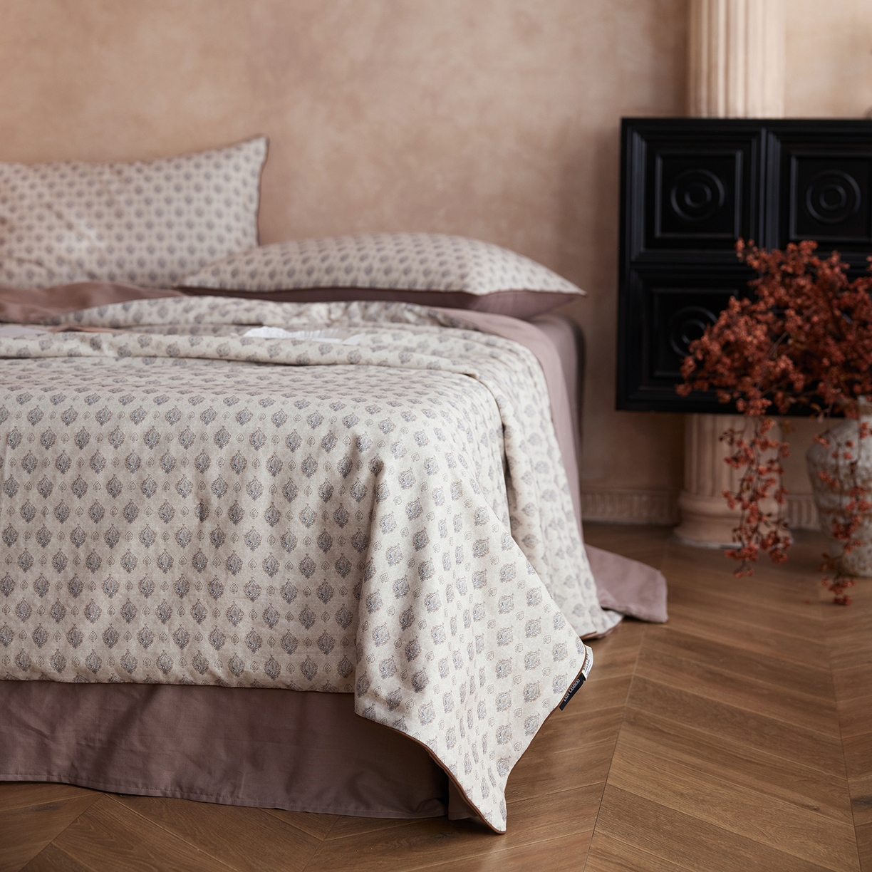 91家纺网 家纺一手货源 找家纺 丽笙被芯 2026新款全棉双层纱印花夏被夏凉被空调被 悠娜