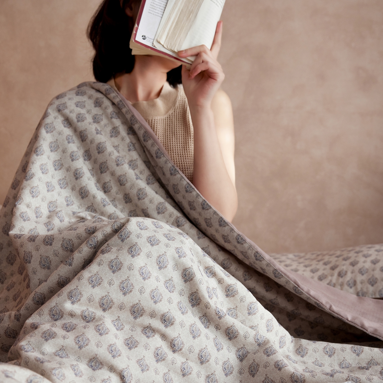 91家纺网 家纺一手货源 找家纺 丽笙被芯 2026新款全棉双层纱印花夏被夏凉被空调被 悠娜