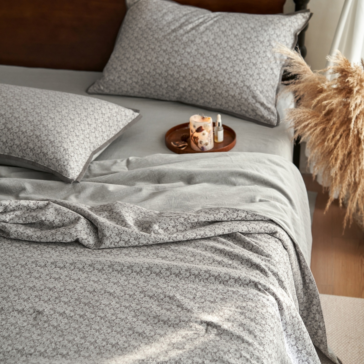 91家纺网 家纺一手货源 找家纺 丽笙被芯 2026新款全棉水洗色织提花PCM温控夏被夏凉被空调被 雏菊