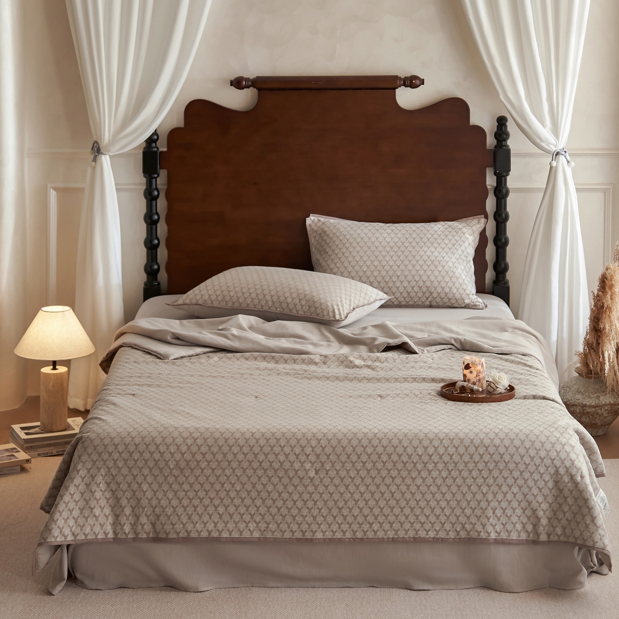 91家纺网 家纺一手货源 找家纺 丽笙被芯 2026新款全棉水洗色织提花PCM温控夏被夏凉被空调被 夏旬