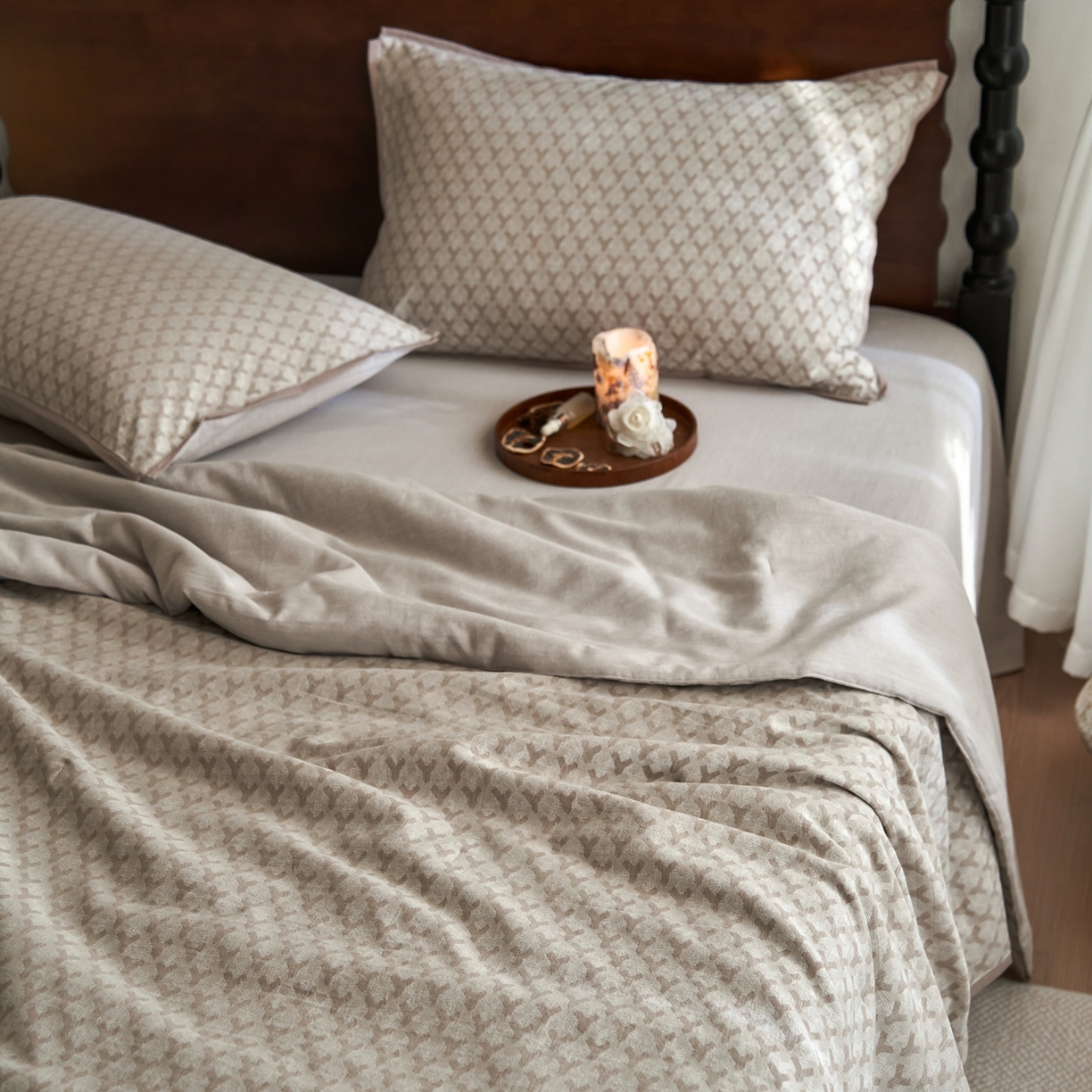 91家纺网 家纺一手货源 找家纺 丽笙被芯 2026新款全棉水洗色织提花PCM温控夏被夏凉被空调被 夏旬