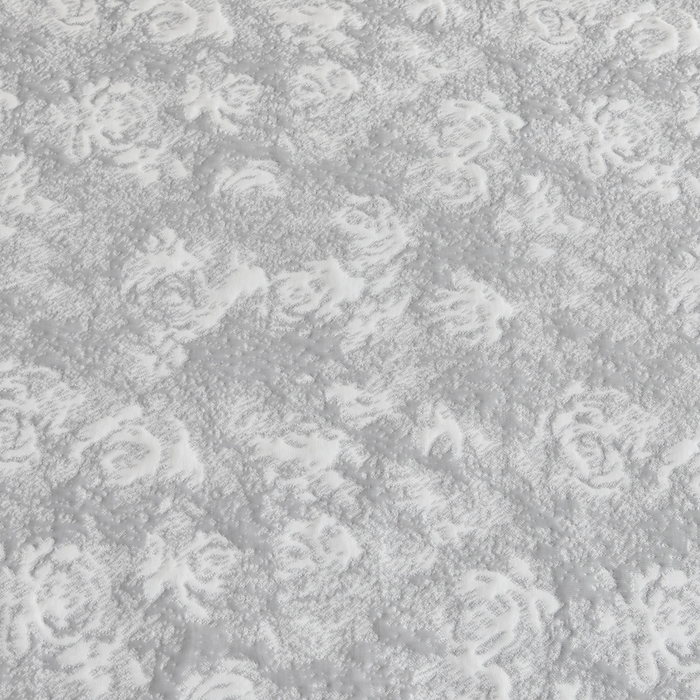 91家纺网 家纺一手货源 找家纺 诺梵家纺 2026新款PE冰豆豆冰丝凉席床裙款-玫瑰系列 灰玫瑰