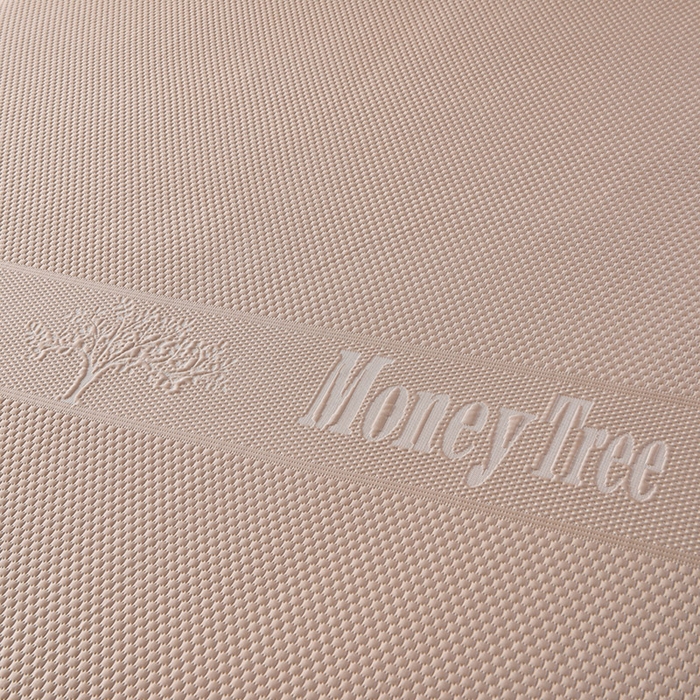 91家纺网 家纺一手货源 找家纺 诺梵家纺 2026新款 pe 乙纶立体提花凉豆豆席凉席床裙款【控价1.5米119 ；1.8米129；2.0米139】金钱树深咖