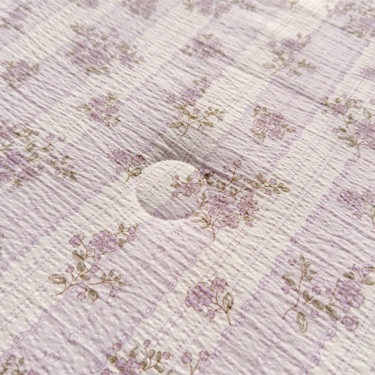 91家纺网 家纺一手货源 找家纺 晓时候 2026双层纱印花夏被四件套新疆棉花被可机洗夏凉被空调被夏季被子 洛神花间